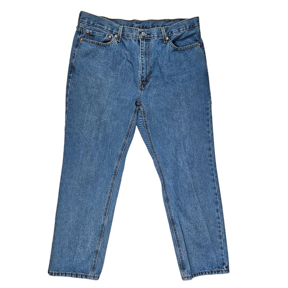 Levi's 541 Jean Men's 38x30  Medium Wash Athletic Tapered Leg Denim Stretch EUC